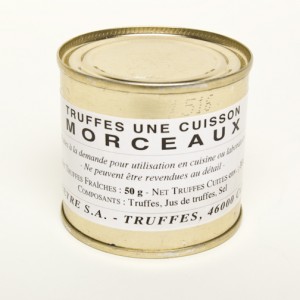 Winter Black French Truffles – Pieces – 1st Boiling 1.8 oz -Tin